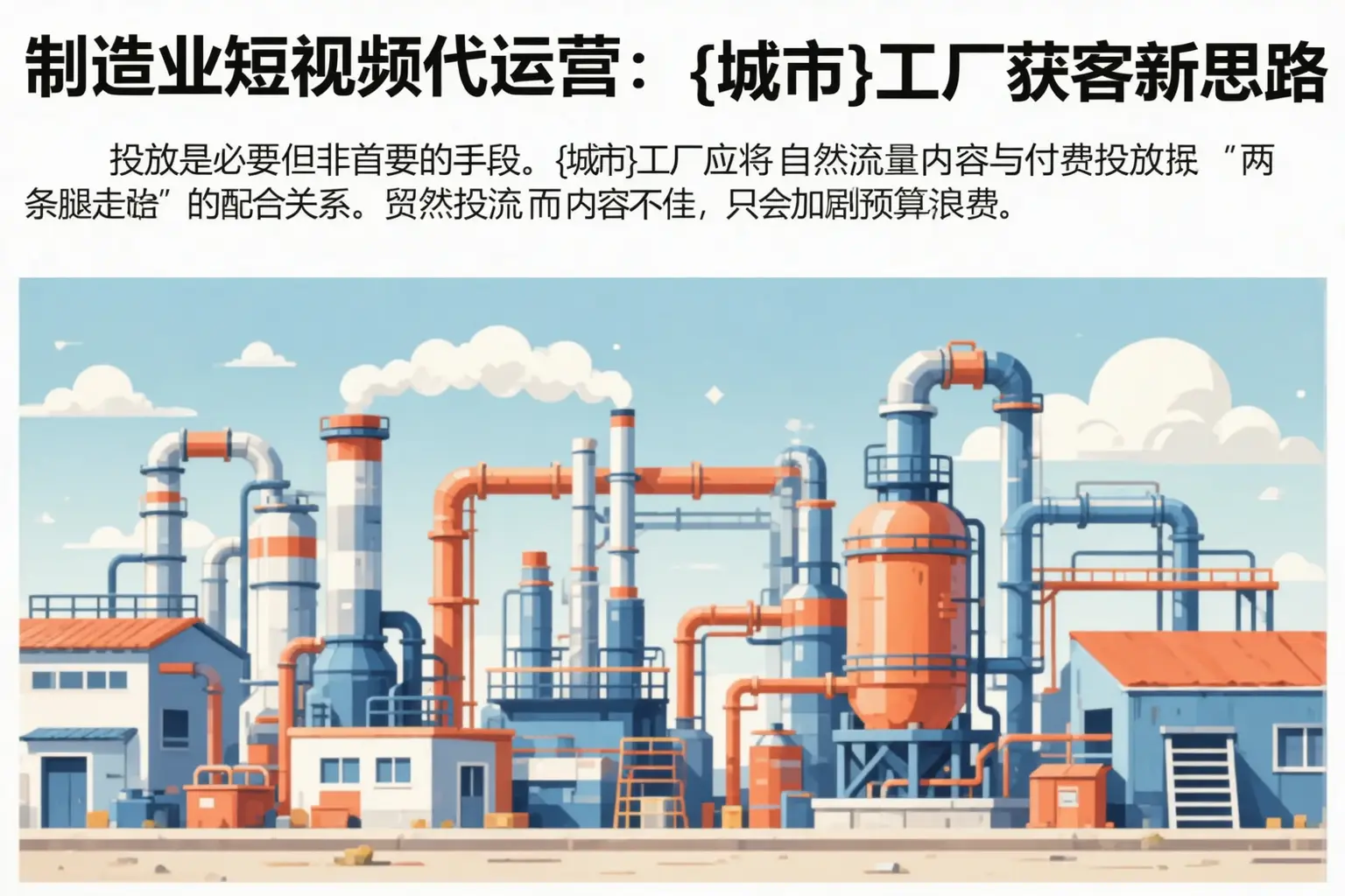 制造业短视频代运营：玛曲工厂获客新思路